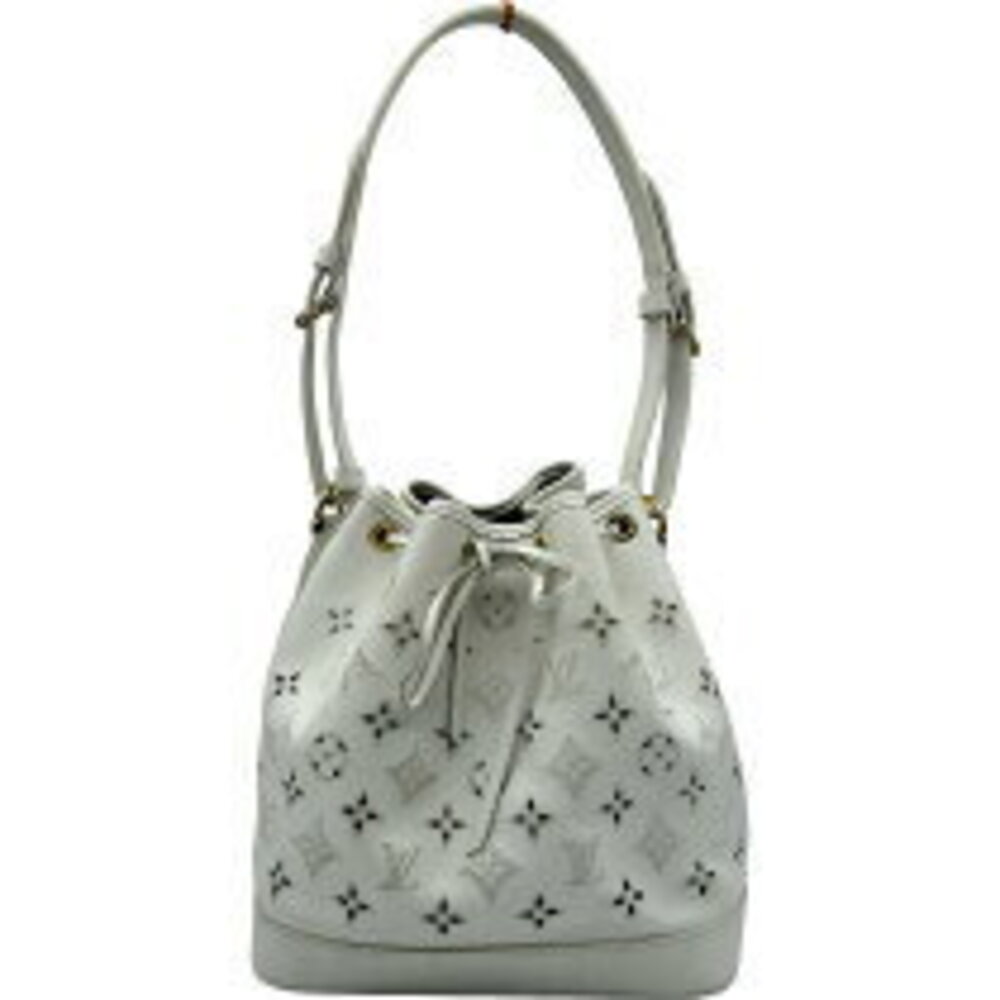 Louis Vuitton Muria Mahina calf leather perforated Monogram Cream White